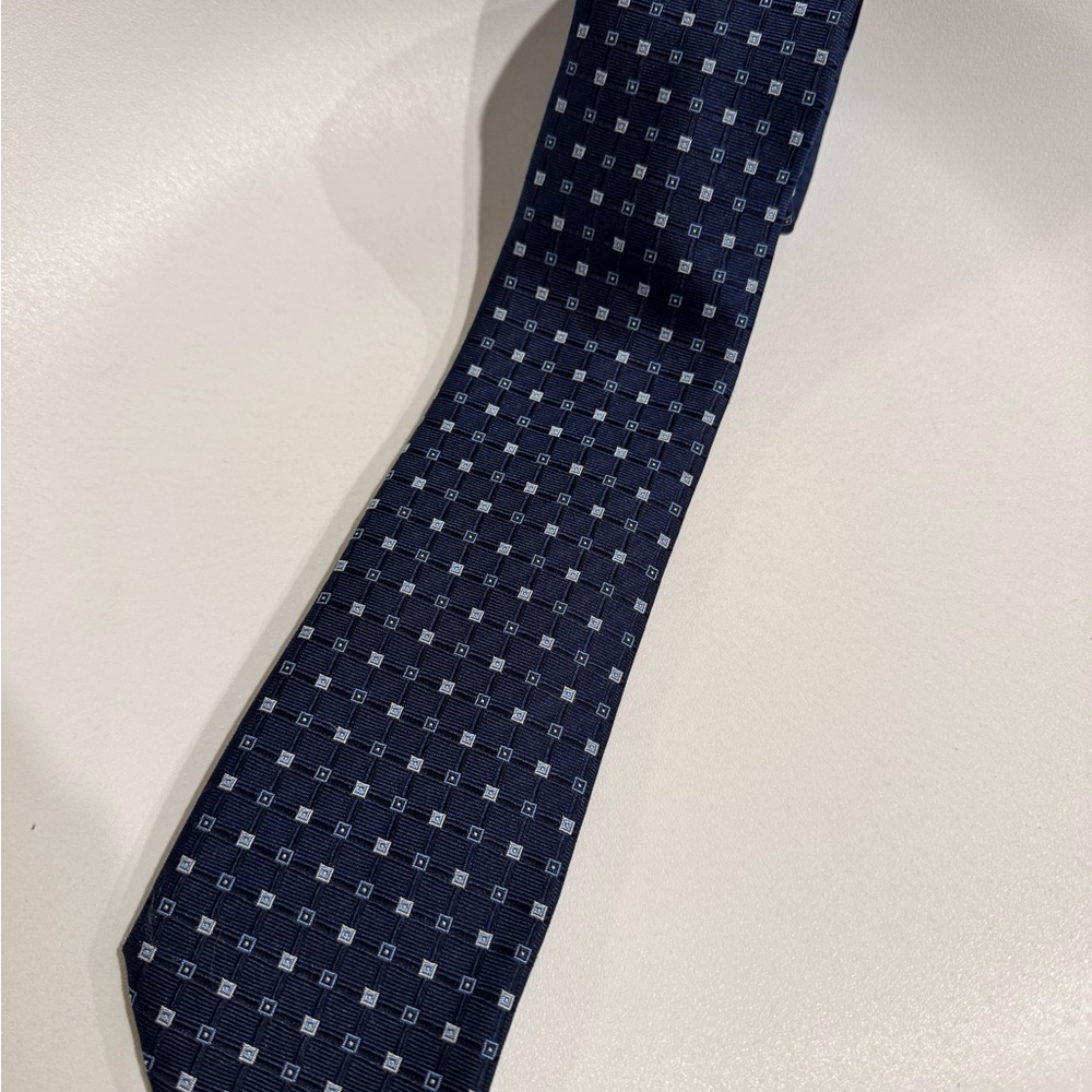 BOGGI Navy Blue Patterned Tie
